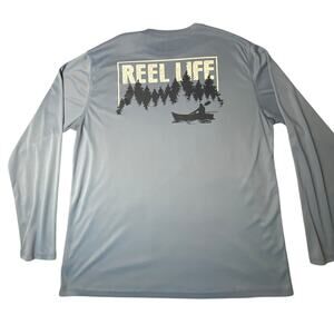 Reel Life Sun Defender UV Lightweight Performance Fishing Shirt, Long Sleeve